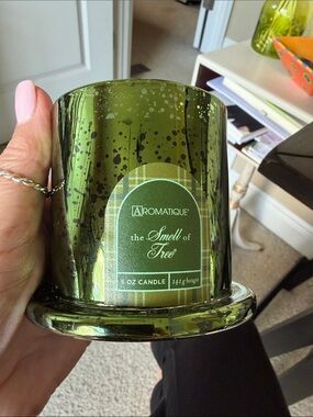 Aromatique Glass Jar Candle with Clear glass  Lid